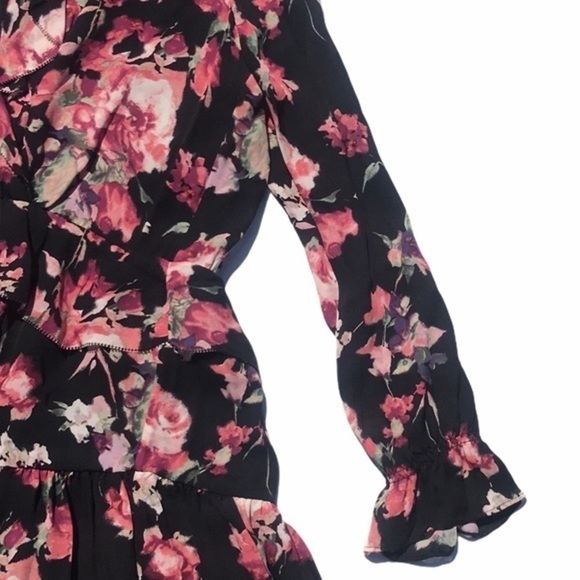 Joie Joada Floral Silk Ruffle Dress *see descript - Picture 6 of 9